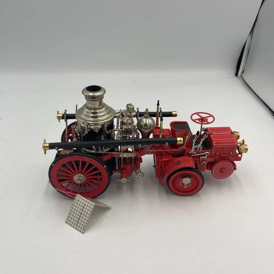 Franklin Mint 1912 Christie Front Drive Steamer Fire Engine Truck 1:24 Display - Image 3 of 4