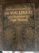 Shakespeare's Comedy As you Like It Illustrations Hugh Thompson - Acceptable