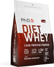 PhD Nutrition Diet Whey High Protein Lean Matrix, Belgian Chocolate 2 kg, New 21.55 per kilo
