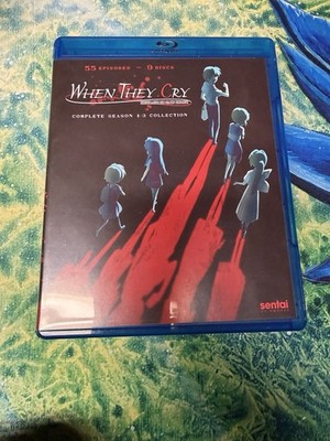 Higurashi When They Cry Complete Series Collection Season 1-3 Blu-Ray 1400 Mins