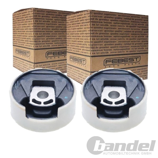 2X Febest Achslager Buchsen Unten Passend FüR Audi A3 Q3 TT Seat Alhambra Altea-image