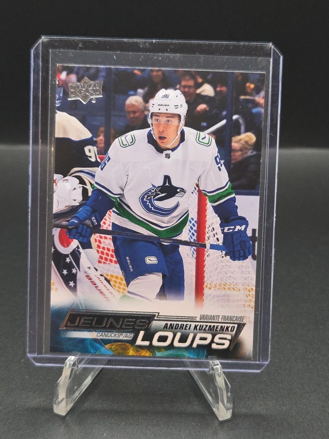 2022-23 Upper Deck Young Guns French #465 Andrei Kuzmenko RC - JEUNES LOUPS