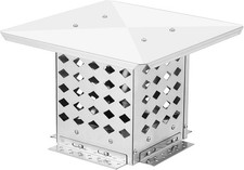 304 Stainless Steel Chimney Cap Adjustable Mesh Cover for Fireplace Stove Vent