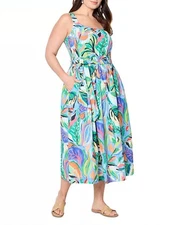 Nic + Zoe Island Beat Sophie Dress Size M