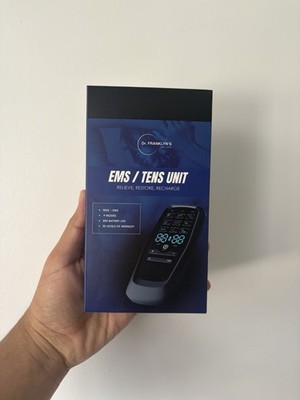 Dr. Franklyn's EMS-02 TENS/EMS Unit 2-Channel Handheld Stimulator