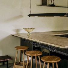 Industrial Pipe Shelf Bracket-Drink/Bar Rail "DIY" Parts Kit 127" LongX7.5" Deep