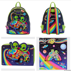 Zoomer and Zorbit min Lisa Frank backpack Zoomer & Zorbit™ Glow Mini Backpack – Lisa Frank main image 3