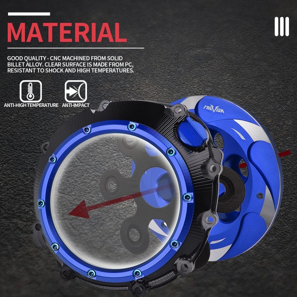 Kit de protección del motor de placa de presión de cubierta de embrague para BMW S1000R S1000XR S1000RR Foto 2 de 4