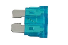 CONNECT 30417 Auto Blade Fuses 15A Blue 50Pcs Standard Tin Plated Zinc Alloy 32V