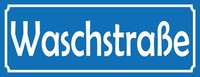 Blechschild 10X27 Cm WaschstraßE Deko Geschenk Schild