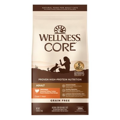 GrainFree Dry Cat Food with Turkey and Chicken for Indoor & Outdoor Cats