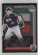 2022 Panini USA Baseball Stars & Stripes 10/20 Justin Campbell #SIL-JC Auto uk2