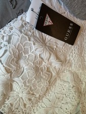 Guess Mini Lace Cocktail Party Dress With Side Cutouts Size 10