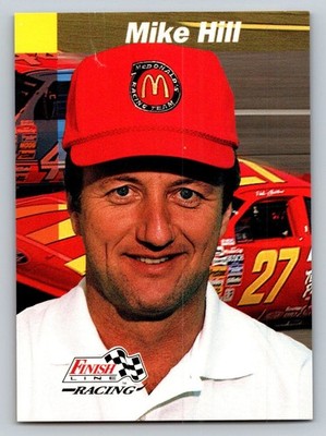 Mike Hill Junior Johnson 1993 Finish Line Racing Pro Set Crew Chief #81