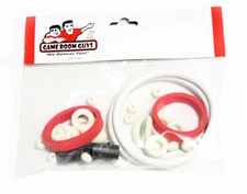 Gottlieb Silver Slugger Pinball Machine Replacement Repair Rubber Ring Kit White