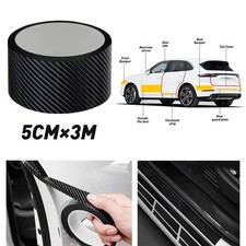 Scratch Strip Protector Sticker Carbon Fiber Anti Sill Scuff Cover Car Door Body