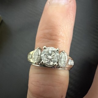 Kay’s 14k White Gold Diamond With Anniversary Add On 2005 Vintage See Pics !!!!