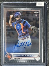 Mazeika, Patrick - 2022 Topps Chrome - Autograph - Rookie - INV1