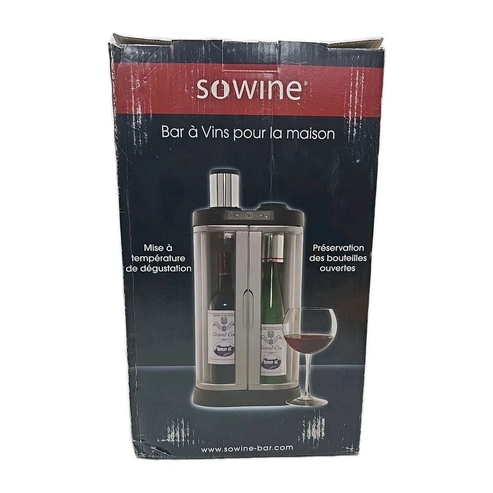 EuroCave Sowine Doble Zona Botella de Vino Conservador Enfriador Refrigerador Encimera Foto 3 de 4