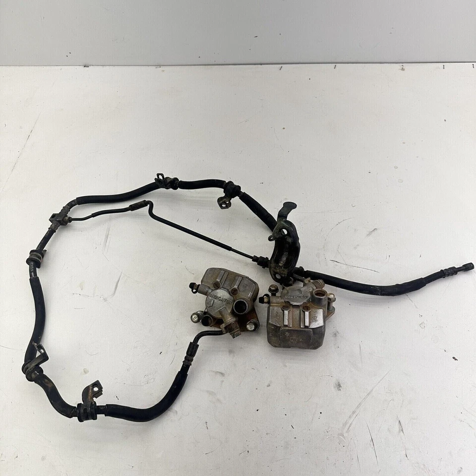 05-08 Honda Sportrax 400EX Trx400ex pinça de freio dianteiro mangueiras linhas MONTAGEM - Imagem 2 de 4