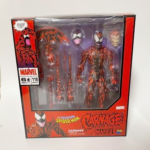 Figurine Medicom MAFEX Carnage No.118 - Spider-Man - 17cm - Neuf