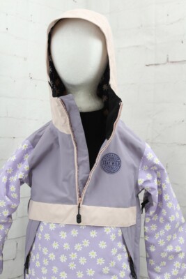 Airblaster Youth Trenchover Snow Jacket, Girls Small (6-8