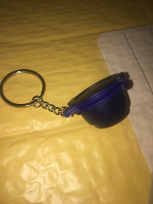 Tupperware Micro Urban Mill Cooker Steamer Keychain Gadget New Blue Consultant