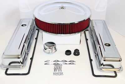 Chrome Engine Dress Up Kit Valve Covers 14 Air Cleaner