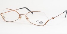 Vintage Flair 459 668 Copper /Silver UNIQUE RARE EYEGLASSES 52-17-135mm Germany