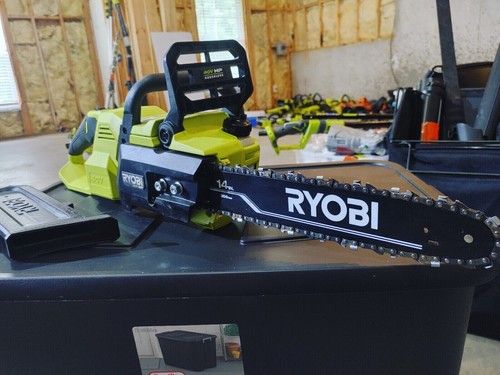 RYOBI 40V HP Brushless 14" Cordless Chainsaw RY405100 - Bare Tool - TESTED