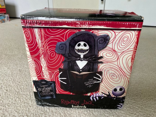 NECA Nightmare Before Christmas reading Jack Bookends For Sale Online EBay