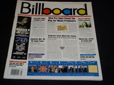 2000 FEBRUARY 12 BILLBOARD MAGAZINE - NICE MUSIC COVER TOP 100 CHARTS - O 12930