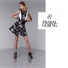 Prabal Gurung for Target Black Floral Meet the Parents Fit & Flare Dress 6