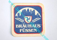 BRAUHAUS FÜSSEN - ALTER UNTERSETZER, UNTERSETZER BIER ALKOHOL BIER BEER COASTER