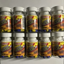 Stacker TWO 20 Capsules STRONGEST FAT BURNER Weight Loss Energy 10 Bottles