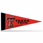 Texas Tech Red Raiders Ncaa Mini Pennant 9X4 Inch, Felt, Made in Usa, Flag,