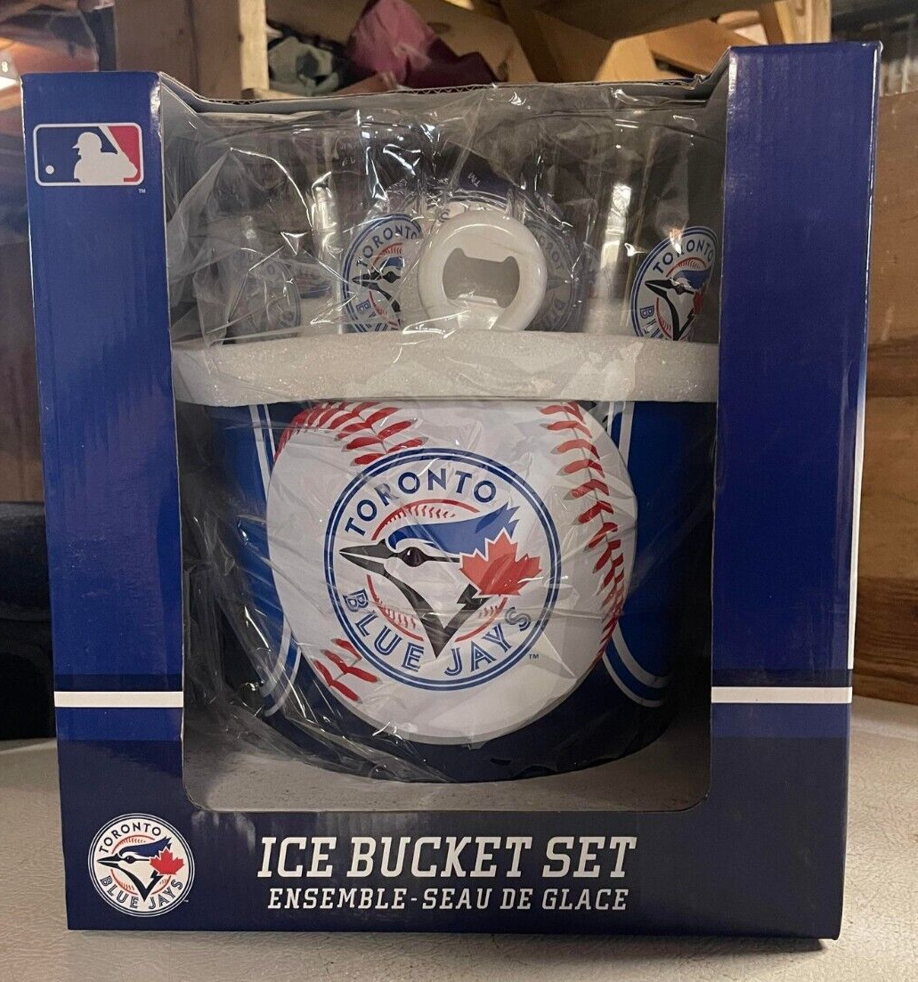 Toronto Blue Jays バケツとミニヘルメットセット Rawlings MLB