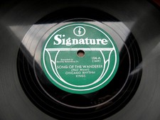 0075/ CHICAGO RHYTHM KINGS-There&acute;ll be some changes made-Song of-78rpm Schellack
