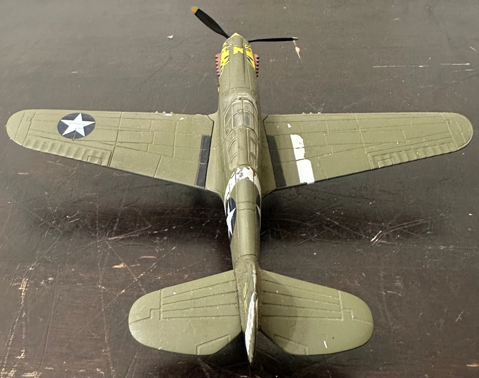 Vintage Rare P-40 FMPM Die-Cast 92 Fighter Model Plane   - Image 3 of 4