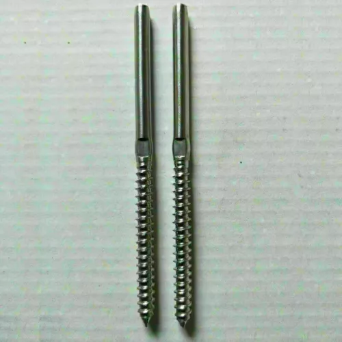 40X Stainless Steel DIY Balustrade Kit Wire Rope Terminal Lag Swage Fittings 316 - Picture 10 of 12
