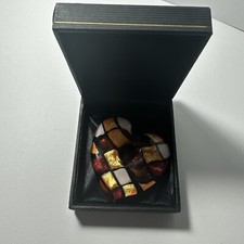 ART GLASS heart pendant