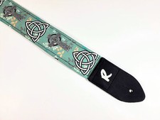 Celtic Knot and Celtic Cross Guitar Strap - Irish Cross - Celtic Knots and Cross