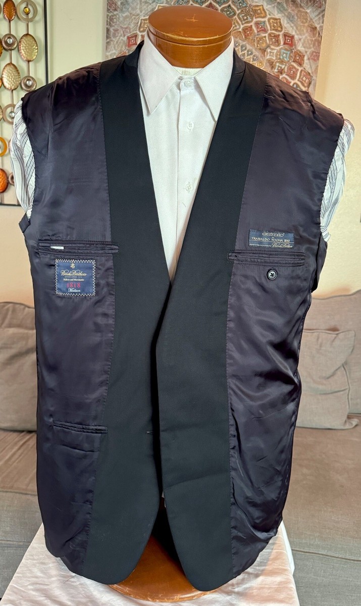 Stunning Brooks Brothers Mens Madison 1818 Blue Blazer Sz 46 L