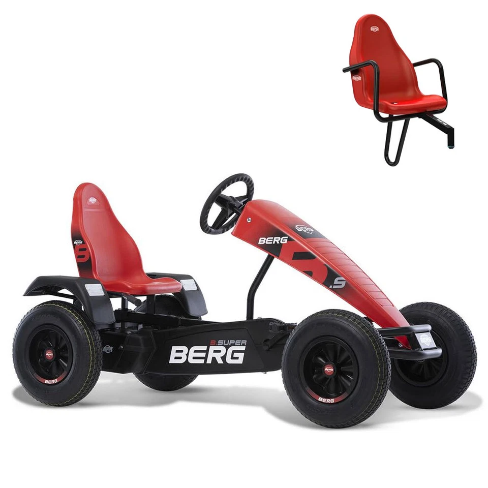 BERG Gokart B.Super Red rot BFR inkl. Soziussitz