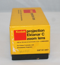 VNTG Kodak Projection Lens Ektanar C Zoom Lens 102 to 152MM Lumenized CAT 141