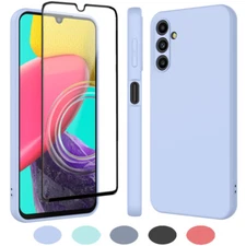 For Samsung Galaxy A14/A54 5G Matte Phone Case Silicone Slim Cover Screen Protec
