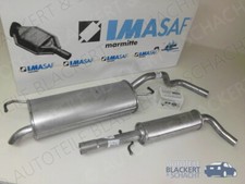IMASAF Auspuffset ab Kat für Seat Leon 1.4 16V (1M1) BJ 99-06|Mitteltopf+Endtopf