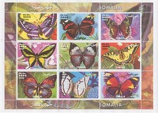 Butterfly 2000 MNH stamp sheetlet