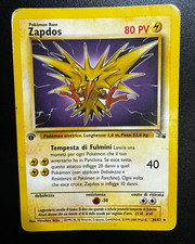 Pokemon Card Zapdos Rara 1a Edizione 30/62 Fossil ITA carta italiano played