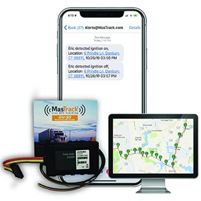 MasTrack - Hardwired Live GPS Tracker for Vehicle - Car Tracker Device Perfect